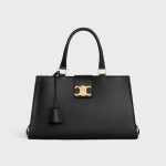 MEDIUM APPOLINE BAG IN SUPPLE CALFSKIN BLACK
